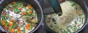 Thengai Paal Sadam recipe step 3