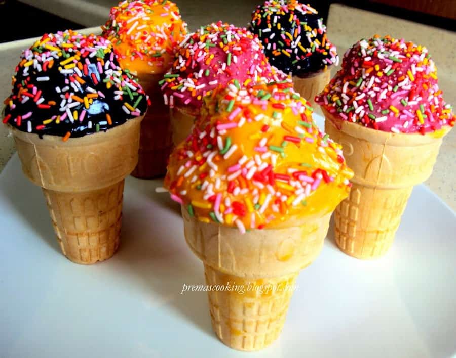 Cupcakes in Icecream Cones