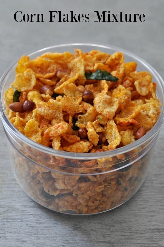 Corn Flakes Mixture recipe,how to make spicy corn flakes mixture 2015
