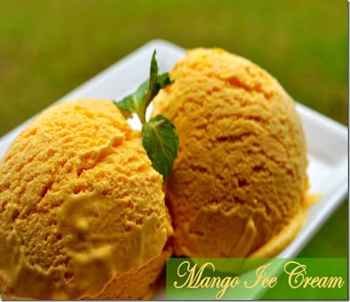 Home made Mango Ice Cream-A simple recipe | How to Make Mango Ice Cream at Home