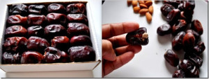 Dates Chocolate with almonds