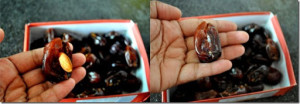 Dates Chocolate with almonds