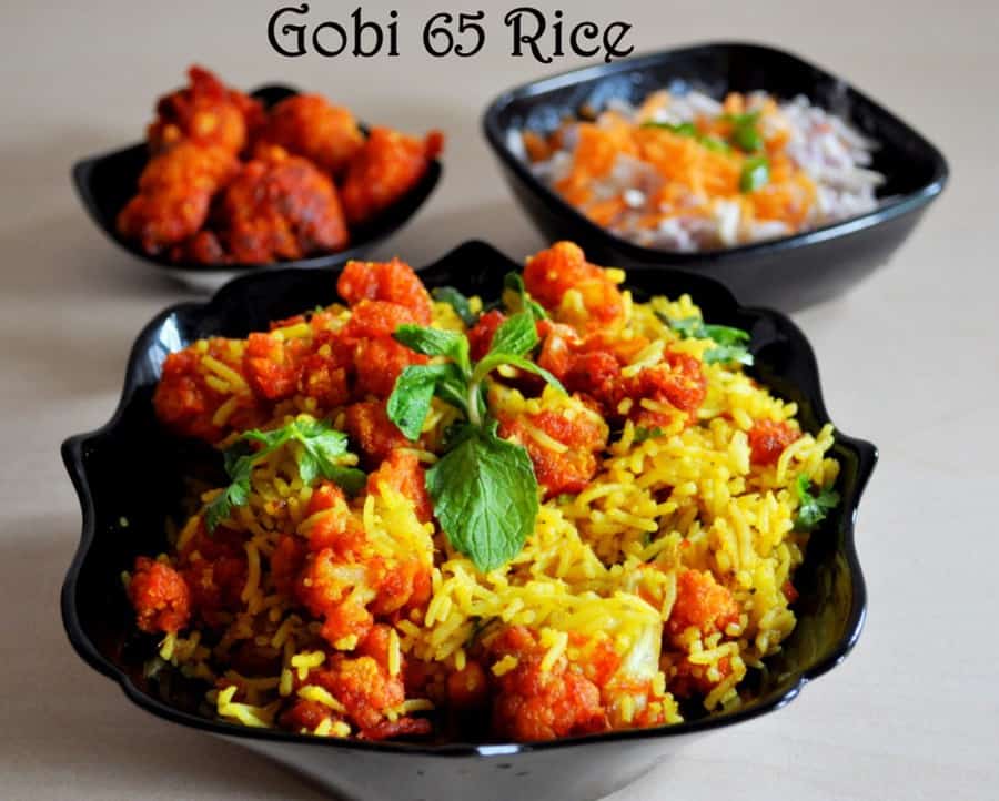 Gobi 65 Rice | Easy and Tasty Lunch box Menu