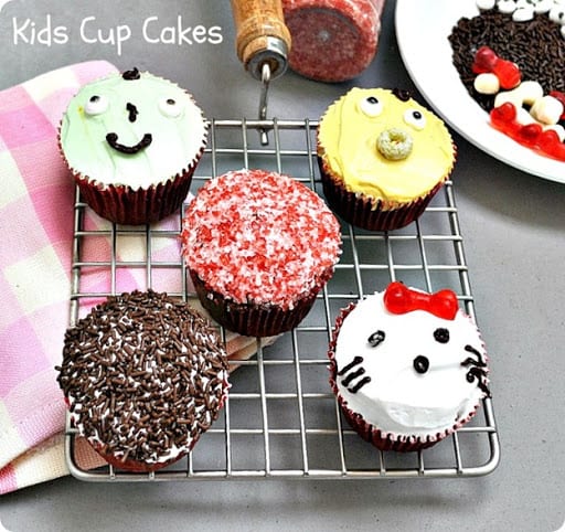 Cup Cake Decoration Tips | Simple Cup Cake Creations for Kids