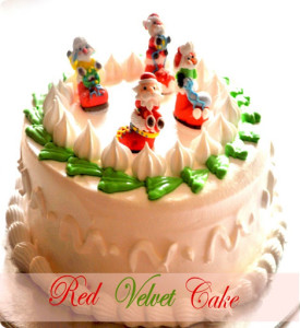 Eggless Red Velvet cake
