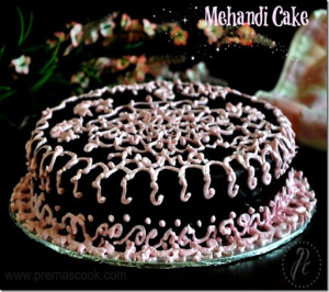 mehandi cake