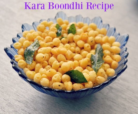 kara boondhi recipe