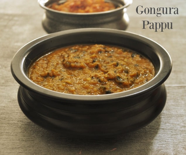 Gongura pappu recipe in 3 easy steps, Andhra recipes