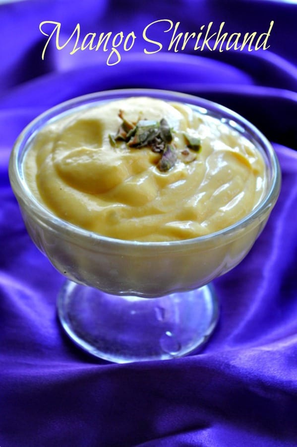 Mango Shrikhand with Greek Yogurt