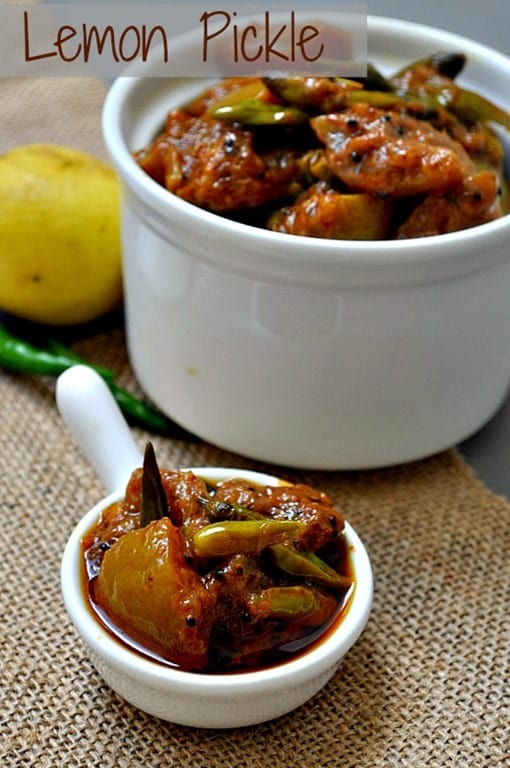 lemon pickle with chilly