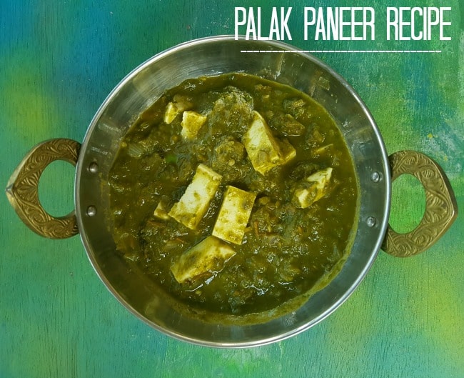 Palak Paneer Recipe, palak paneer dhaba style :)