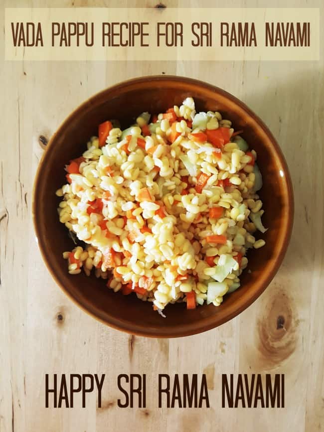 Vada Pappu Recipe For Sri Rama Navami, Happy Sri Rama Navami