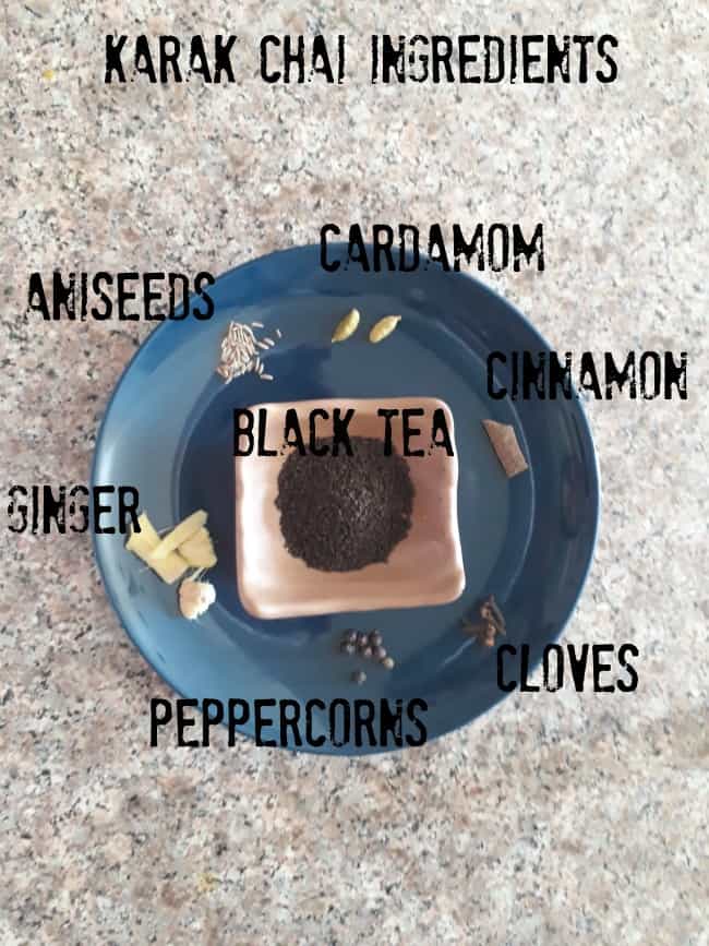 Karak Chai Ingredients