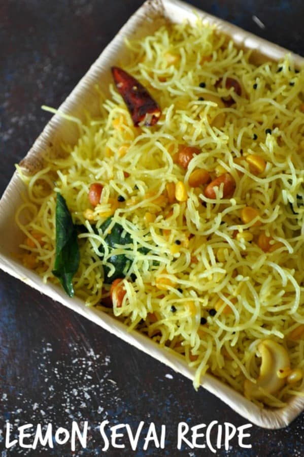 Lemon Sevai Recipe, Lemon Sandhagai, Lemon Idiyappam Sevai recipe