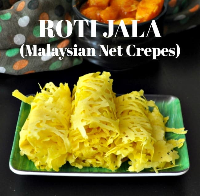 Roti Jala Recipe, Vegetarian Roti Jala(Malaysian Delicacy) in 10 mins