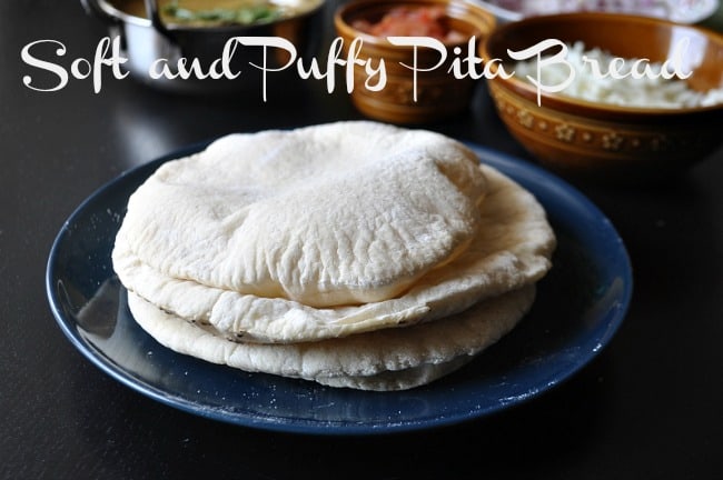 How to make Pita Bread, soft and Puffy Pita Bread recipe