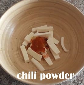 crispy paneer fingers recipe