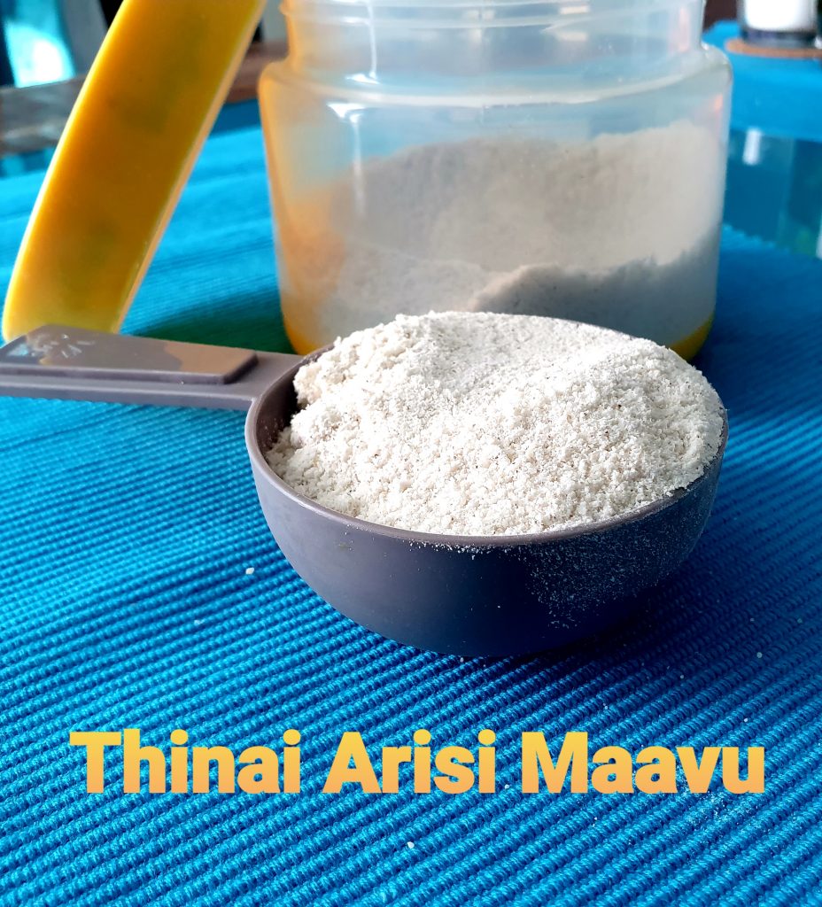 Thinai Arisi Maavu Recipe