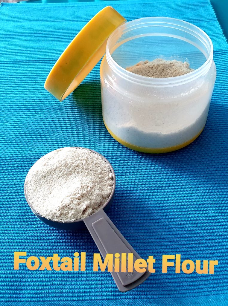 Foxtail millet flour