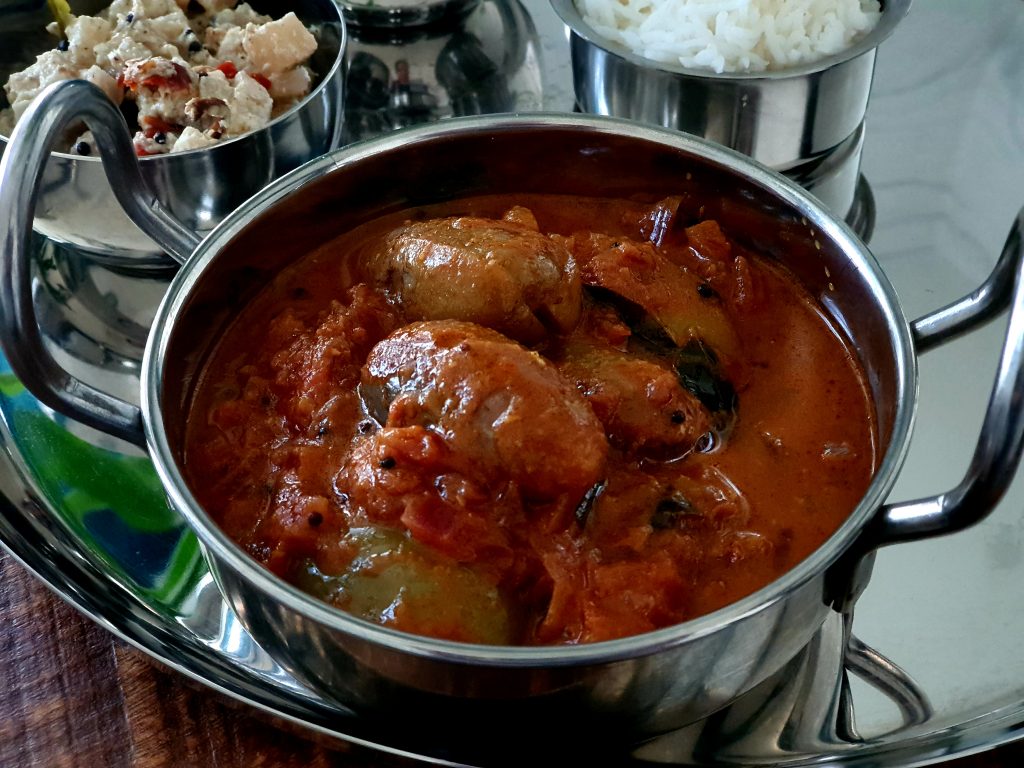 KATHIRIKAI KUZHAMBU RECIPE