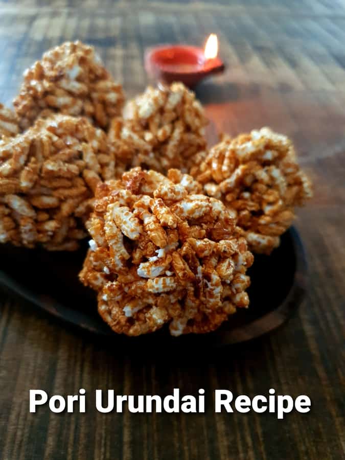 Nel Pori Urundai With Palm Jaggery How To Make Pori Urundai Recipe Premas Culinary