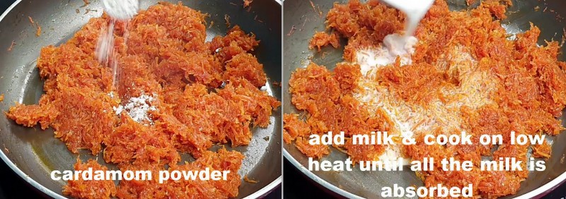 gajar ka halwa recipe with milk