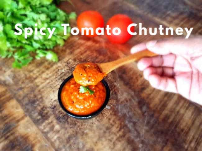 Tomato Chutney recipe, How to make Thakkali chutney