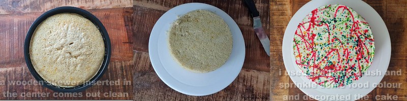 Eggless Thandai Cake recipe