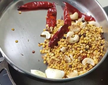 Paruppu Podi Ingredients