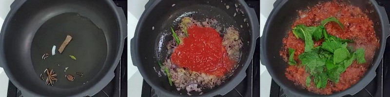 Soya Chunks Biryani recipe making