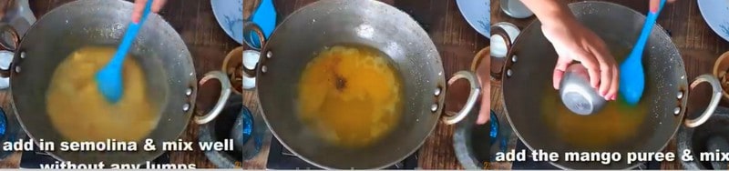 Mango Rava Kesari recipe