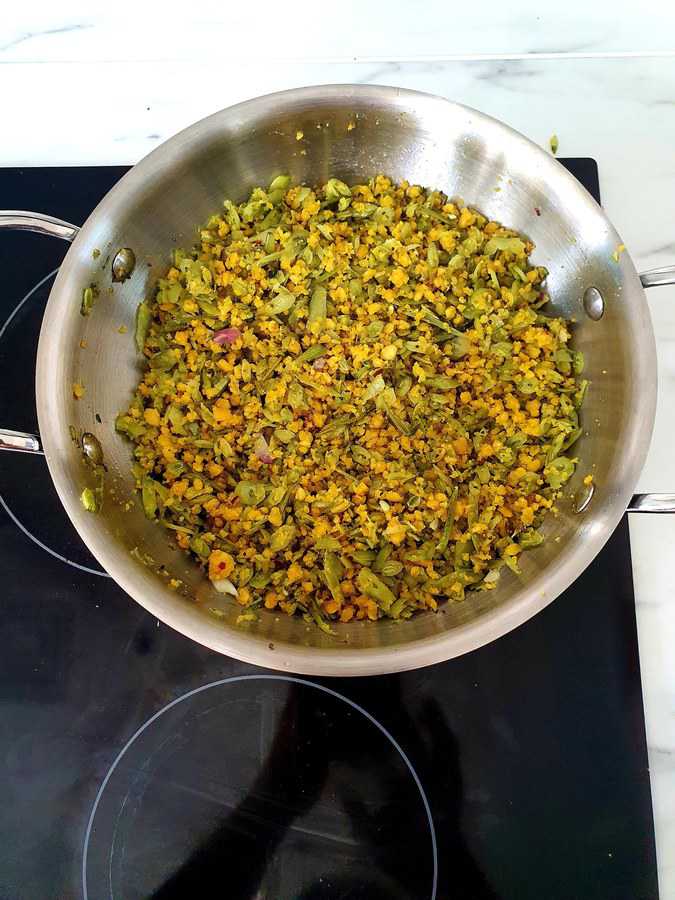 Cluster Beans Paruppu Usili recipe