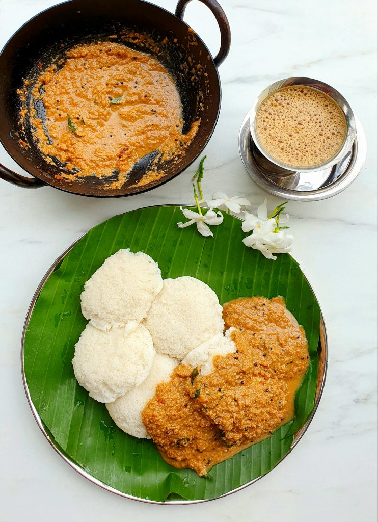 Kothamalli Vithai Chutney for Idli, How to make Coriander Seeds Chutney