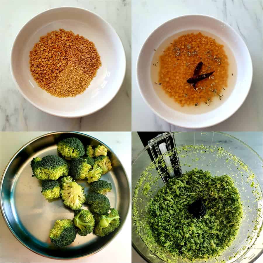 Broccoli Vada step1