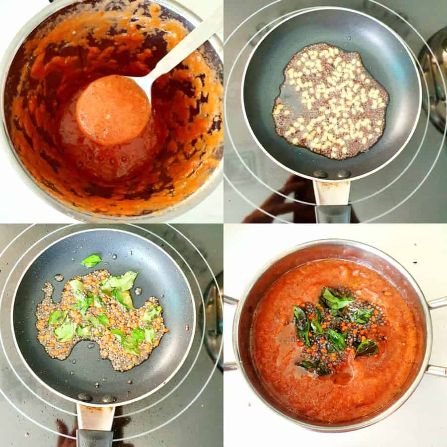 Sutta Thakkali Chutney recipe (2)