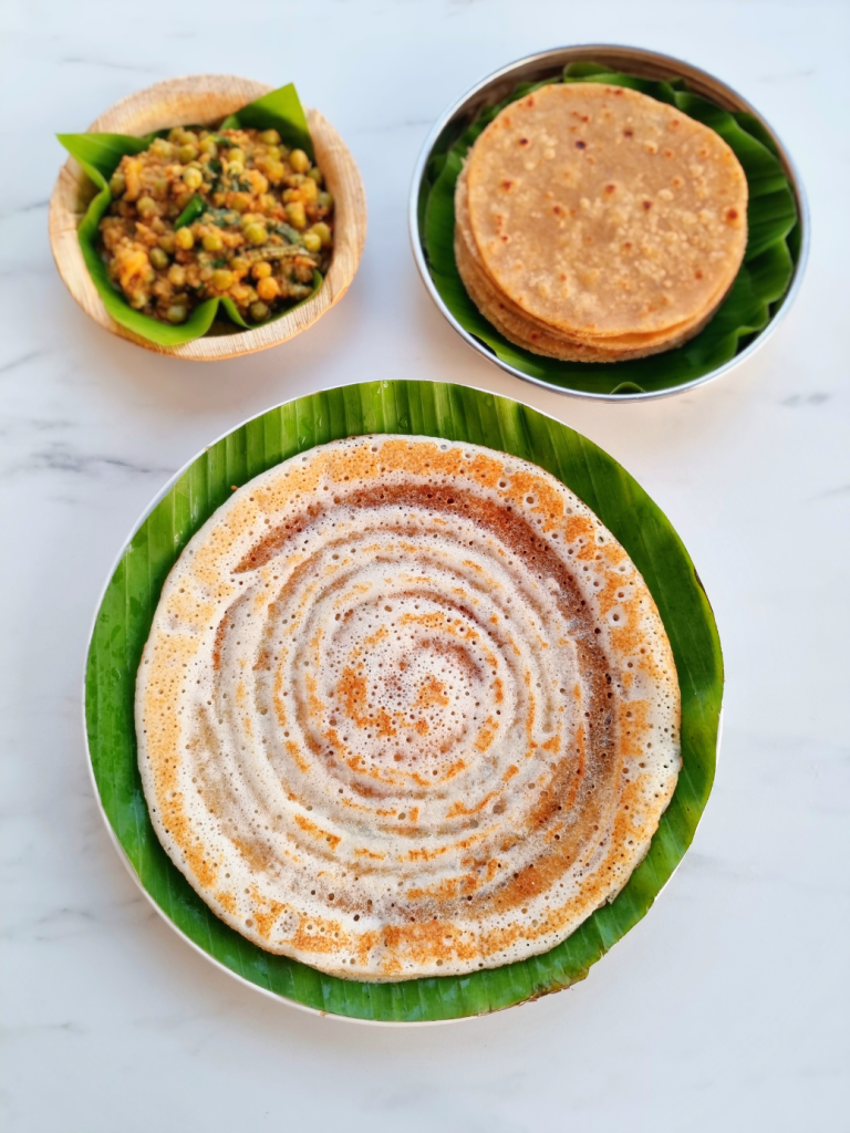 Green Peas Masala Dosa recipe, Chettinad Pachai Pattani Masala Dosai