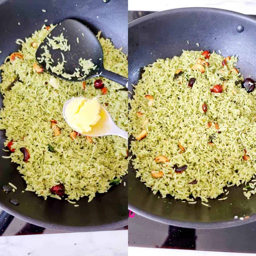 Corinader Rice(kothamalli Sadam) recipe step 4