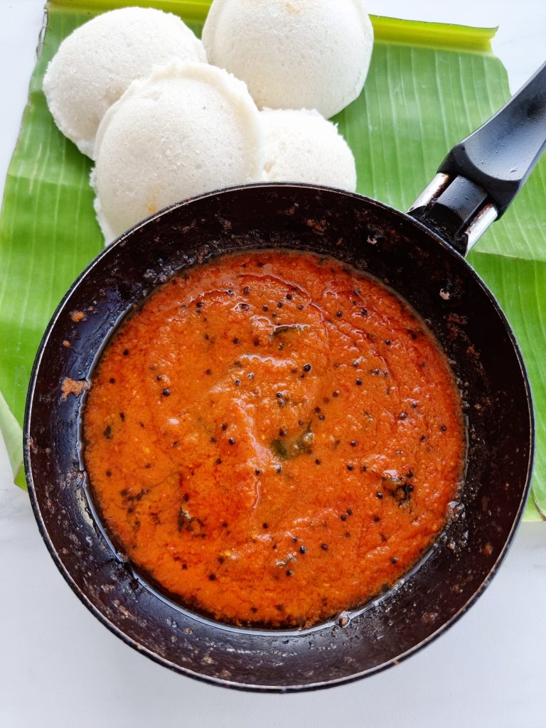 Kaiyendhi bhavan Kara Chutney for Idli, Spicy Kara Chutney Rottu Kadai Style Prema's Culinary