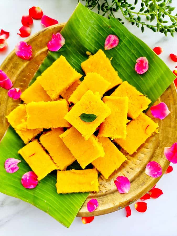 Best Mango Coconut Burfi Recipe