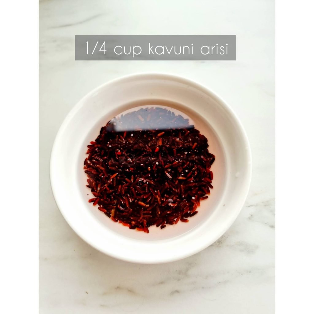 Kavuni Arisi(black rice) Adai Avial recipe, South Indian Low Calorie ...