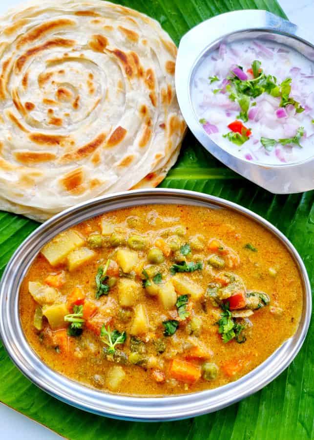 Parotta Kurma recipe using Instant Pot