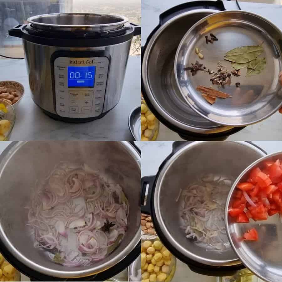 Instant Pot Potato Kurma step 1