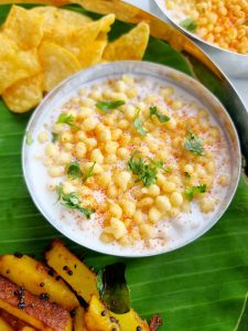 Boondi Raita recipe, Boondhi Thayir Pachadi