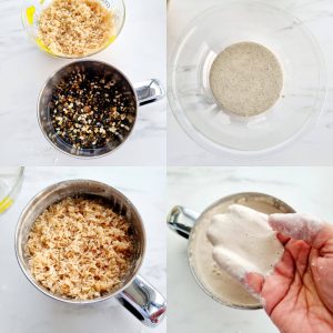Brown Rice Idli Dosa making in Mixie