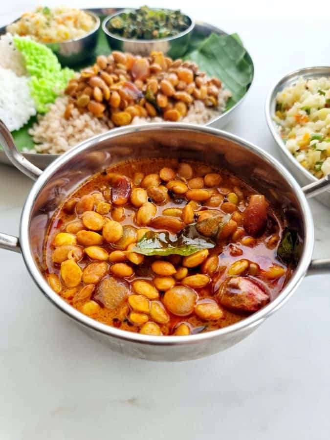 Thengai Paal Kulambu Recipe, Instant Coconut Milk Kuzhambu using Store