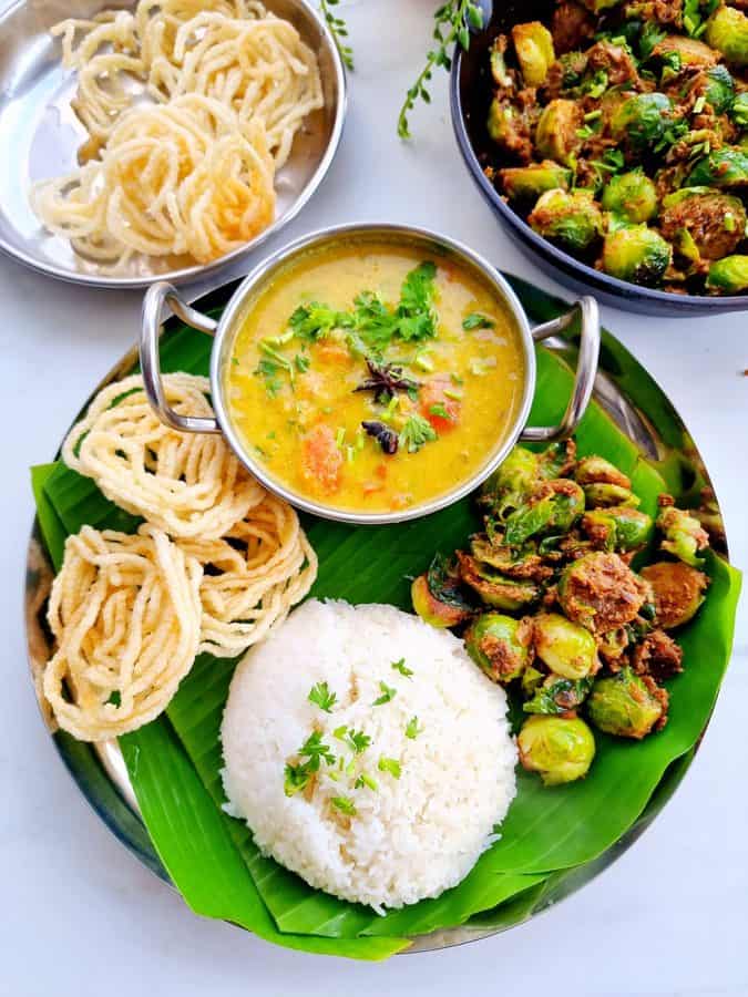 Brussel sprouts pepper masala, South Indian Style Brussel Sprouts