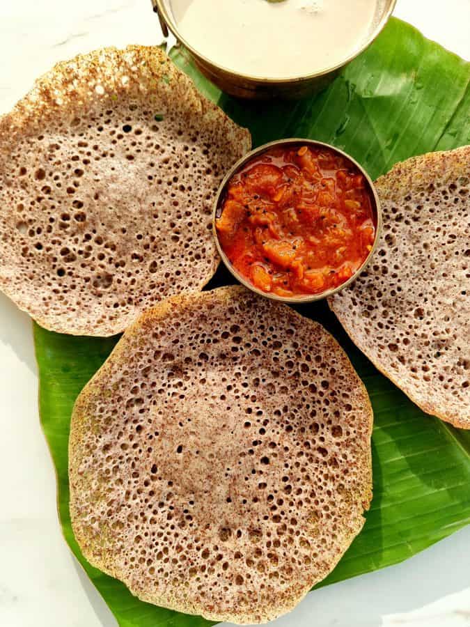 Ragi Appam Recipe Without Rice Raagi Appam Maavu Made With Whole