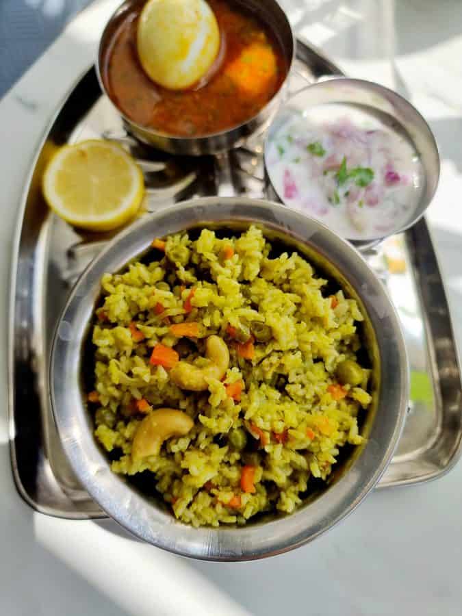 Vegetable Palav recipe, How to make Karnataka Hotelstyle Vegetable