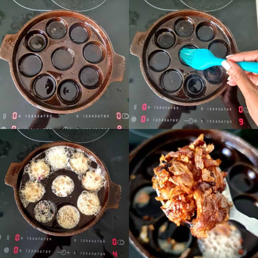 HOW TO SEASON NEW CAST IRON PANIYARAM PAN STEP BY STEP PROCEDURE WITH