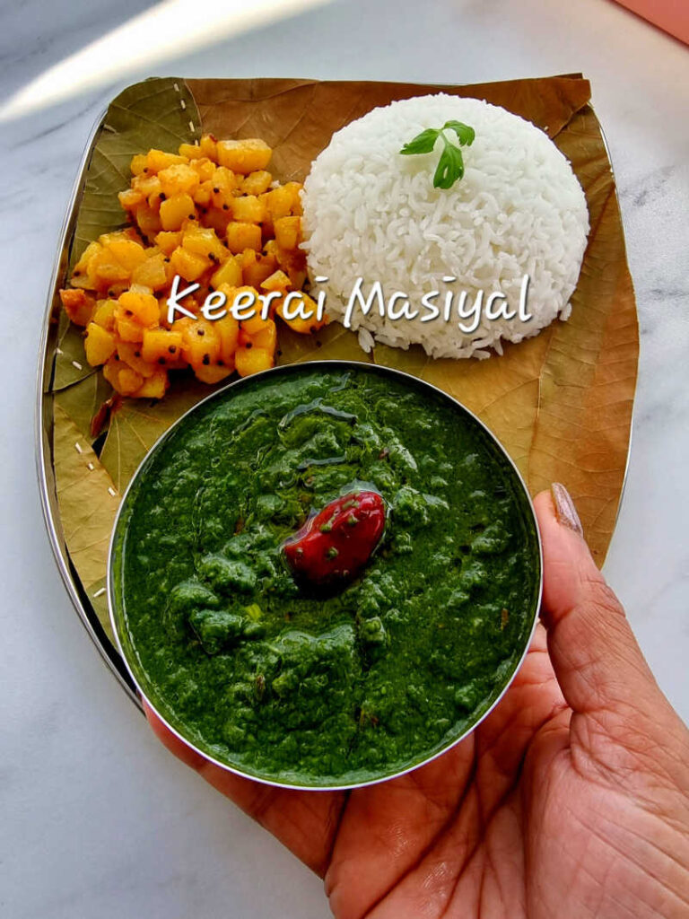 Keerai Masiyal for Rice, Easy Palak Keerai masiyal in Instant Pot, a modern kitchen gadget!